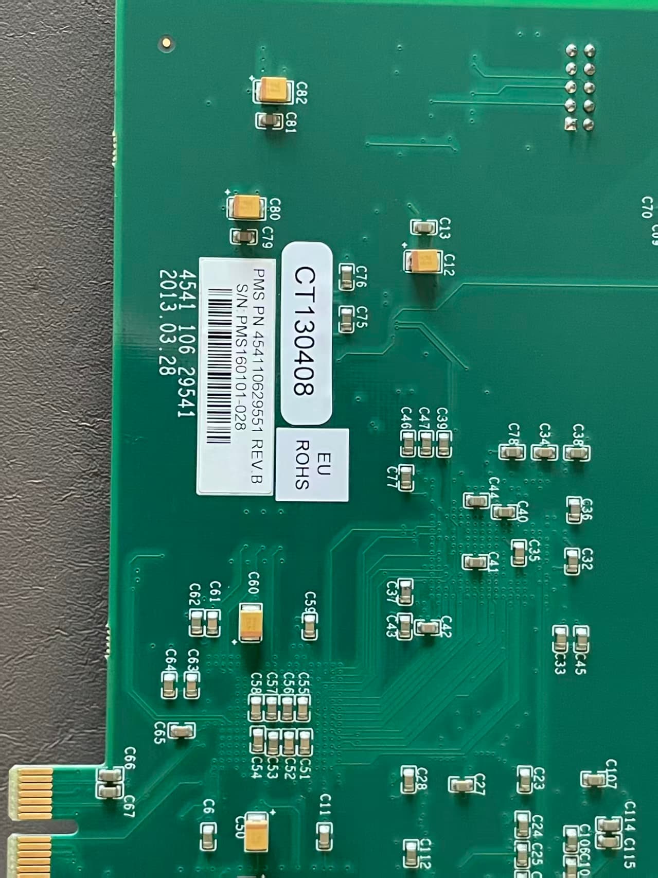 Close-up of Part Number 454110629551 on Philips MX16 Board
