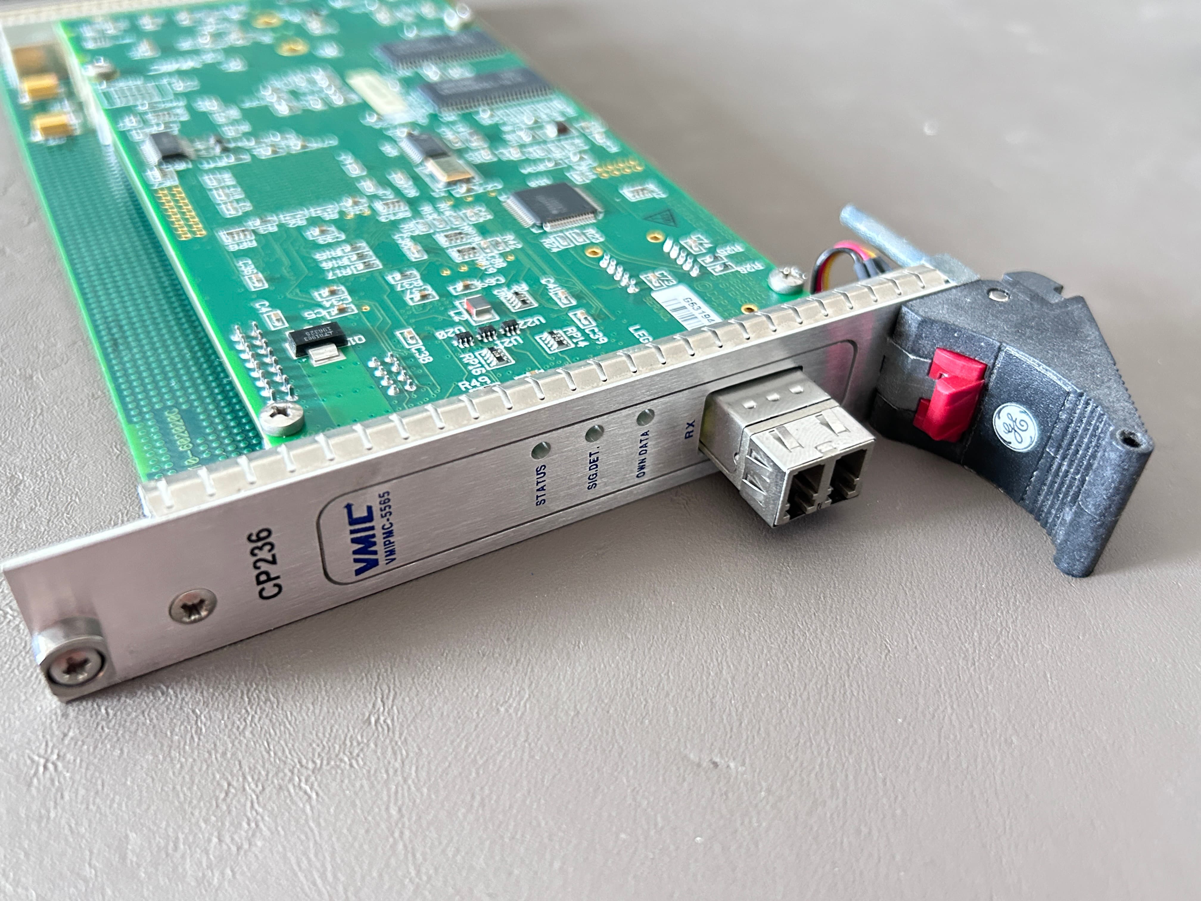 VMIC-5565 Fiber Optic Port and CP236 Panel Labels
