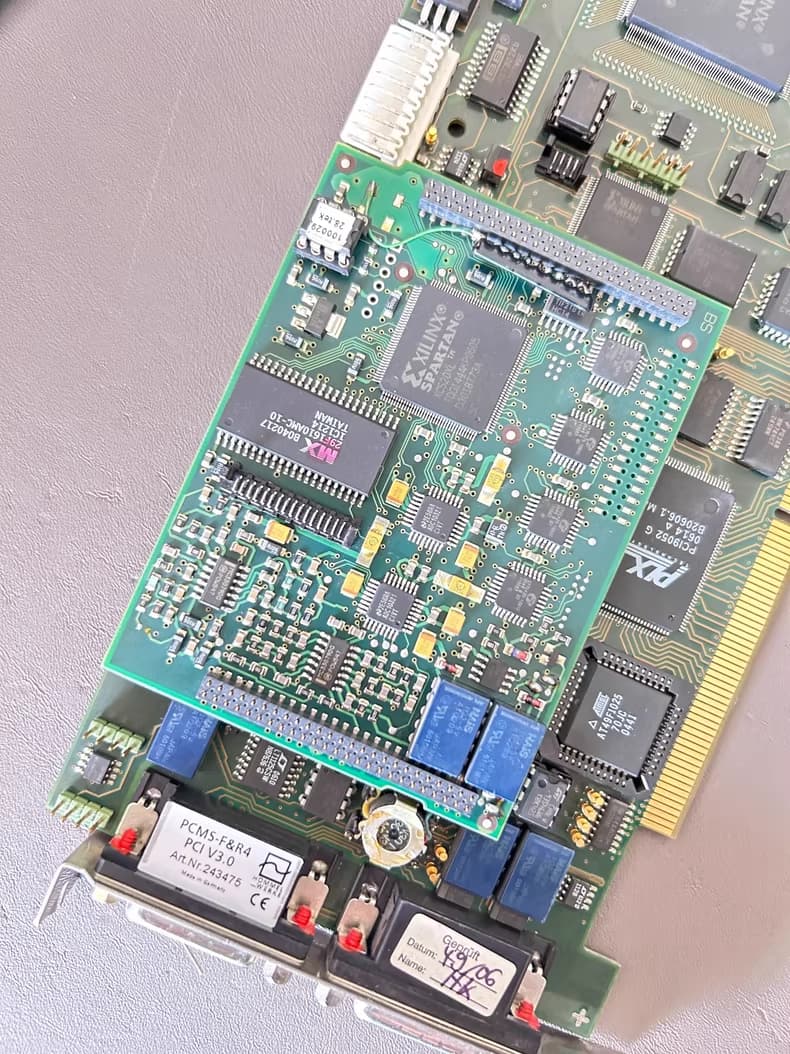 Hommel Etamic Profilometer Acquisition Card Xilinx Spartan Chip