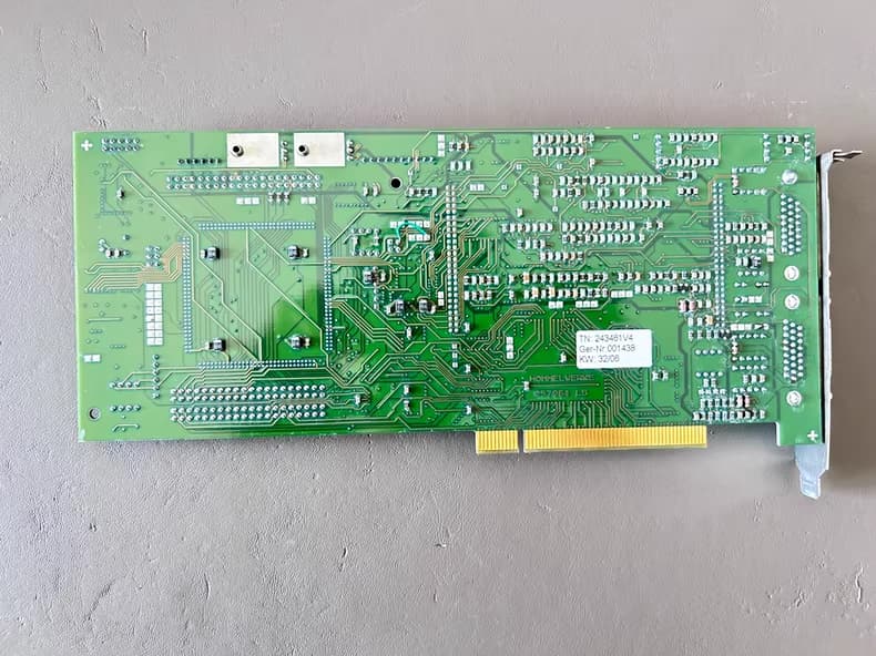 Jenoptik PCMS F&R4 P/N 243461V4 PCI Backside View