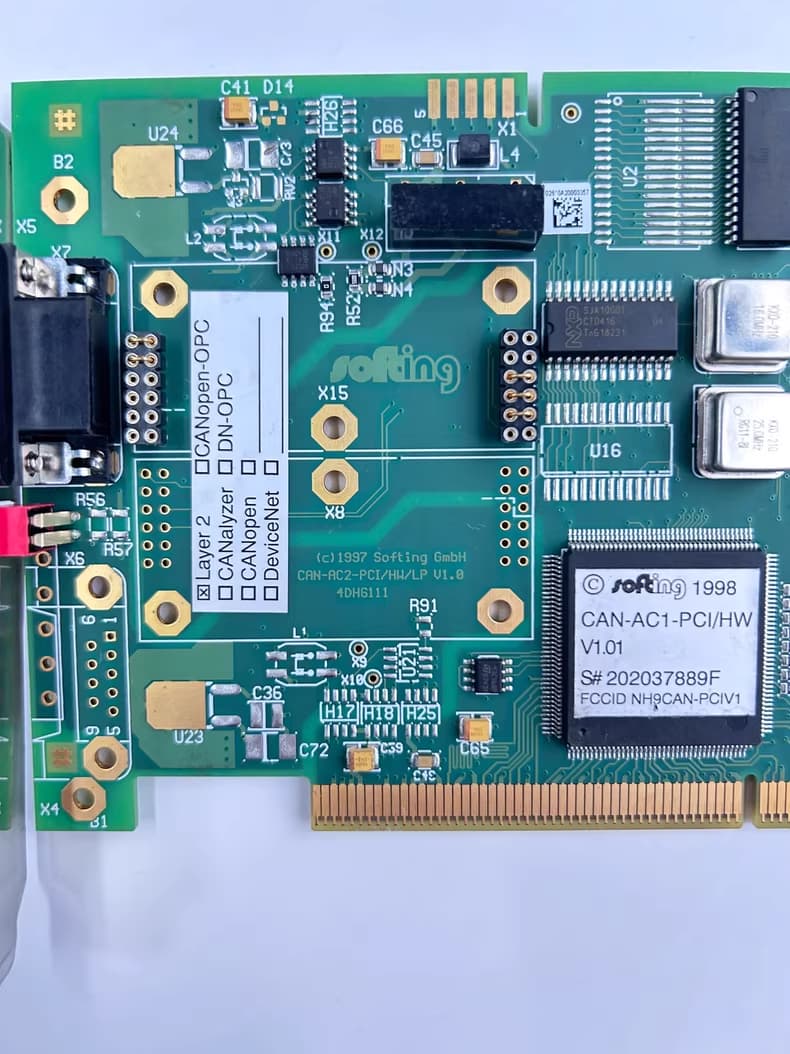Softing CAN-AC1-PCI chip details and serial number